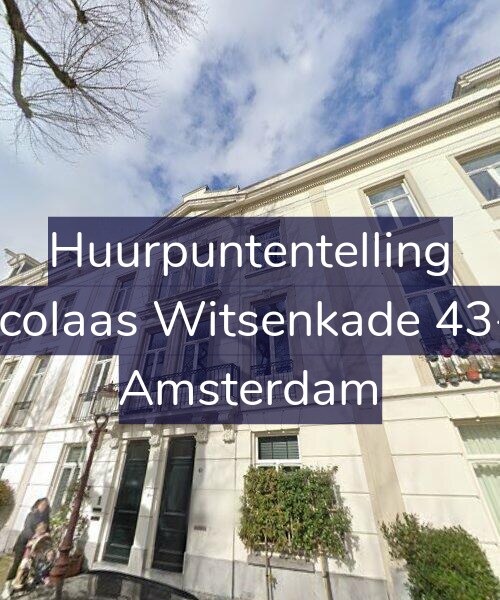 Foto gevel Huurpuntentelling voor Nicolaas Witsenkade 43-A, Amsterdam
