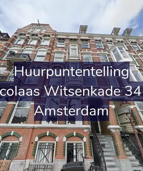 Foto gevel Huurpuntentelling voor Nicolaas Witsenkade 34-B, Amsterdam