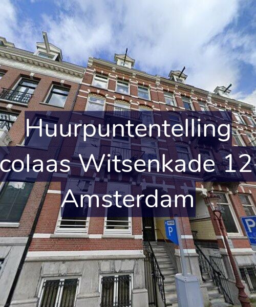 Foto gevel Huurpuntentelling voor Nicolaas Witsenkade 12-A, Amsterdam