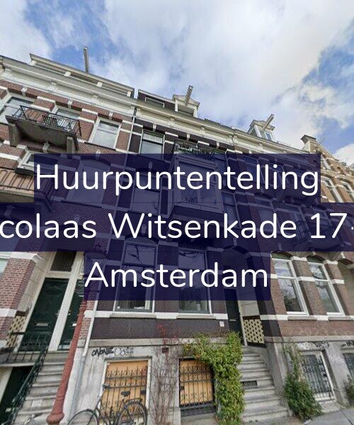Foto gevel Huurpuntentelling voor Nicolaas Witsenkade 17-H, Amsterdam