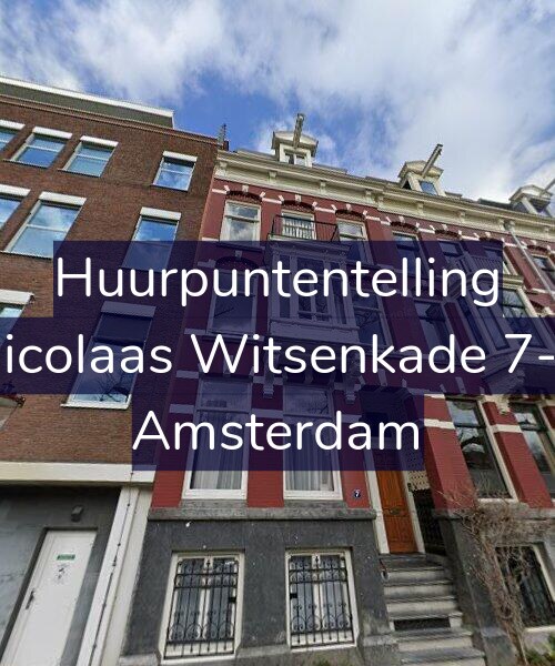 Foto gevel Huurpuntentelling voor Nicolaas Witsenkade 7-1, Amsterdam