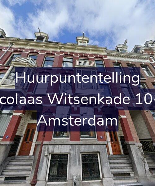 Foto gevel Huurpuntentelling voor Nicolaas Witsenkade 10-H, Amsterdam