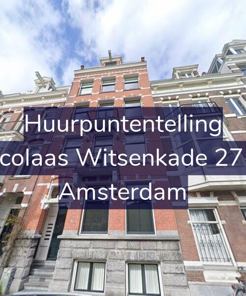 Foto gevel Huurpuntentelling voor Nicolaas Witsenkade 27-B, Amsterdam