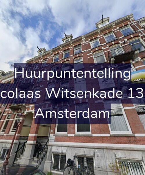 Foto gevel Huurpuntentelling voor Nicolaas Witsenkade 13-2, Amsterdam
