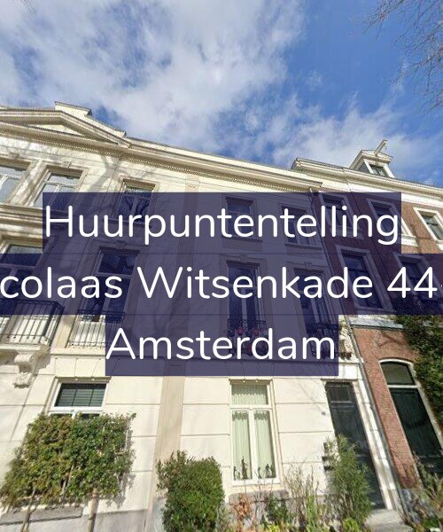 Foto gevel Huurpuntentelling voor Nicolaas Witsenkade 44-B, Amsterdam