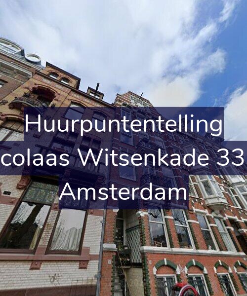 Foto gevel Huurpuntentelling voor Nicolaas Witsenkade 33-3, Amsterdam