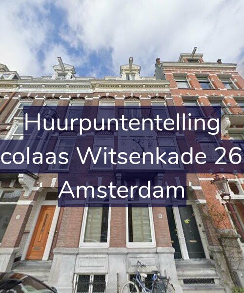 Foto gevel Huurpuntentelling voor Nicolaas Witsenkade 26-2, Amsterdam