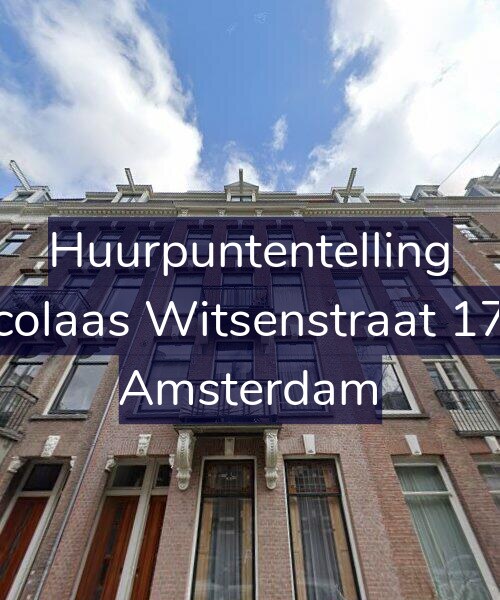 Foto gevel Huurpuntentelling voor Nicolaas Witsenstraat 17-2, Amsterdam