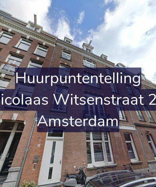 Foto gevel Huurpuntentelling voor Nicolaas Witsenstraat 21, Amsterdam
