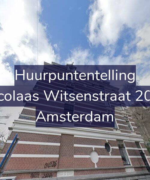 Foto gevel Huurpuntentelling voor Nicolaas Witsenstraat 20-2, Amsterdam