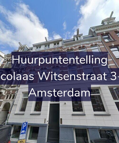 Foto gevel Huurpuntentelling voor Nicolaas Witsenstraat 3-C, Amsterdam