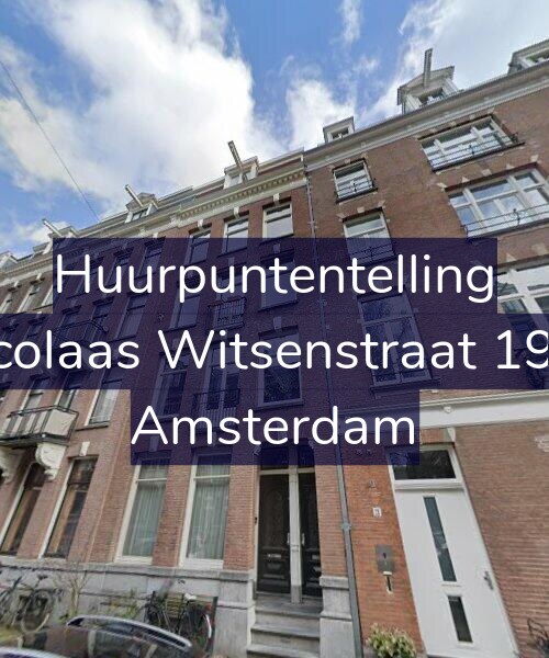 Foto gevel Huurpuntentelling voor Nicolaas Witsenstraat 19-B, Amsterdam
