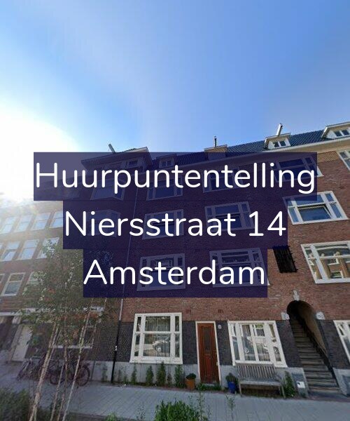 Foto gevel Huurpuntentelling voor Niersstraat 14, Amsterdam