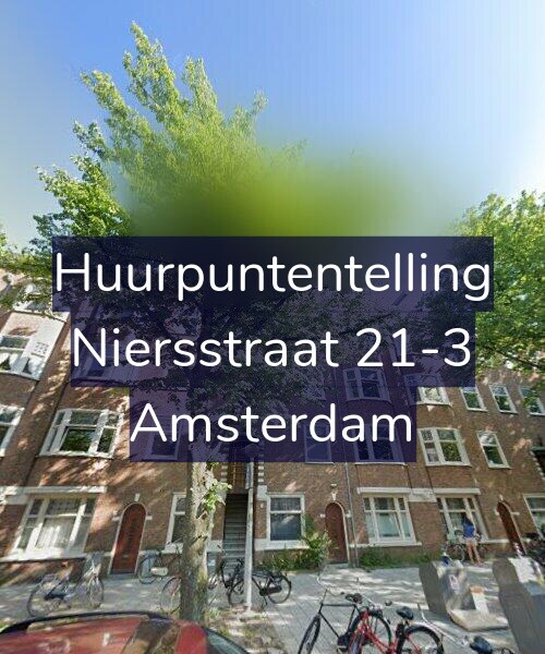 Foto gevel Huurpuntentelling voor Niersstraat 21-3, Amsterdam
