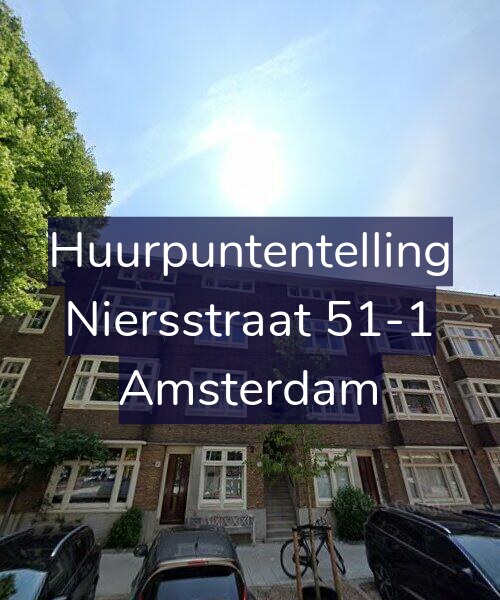 Foto gevel Huurpuntentelling voor Niersstraat 51-1, Amsterdam