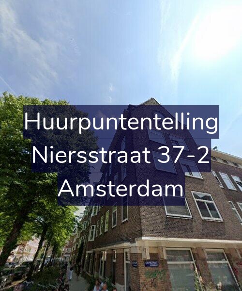 Foto gevel Huurpuntentelling voor Niersstraat 37-2, Amsterdam