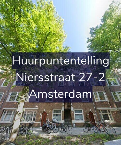 Foto gevel Huurpuntentelling voor Niersstraat 27-2, Amsterdam
