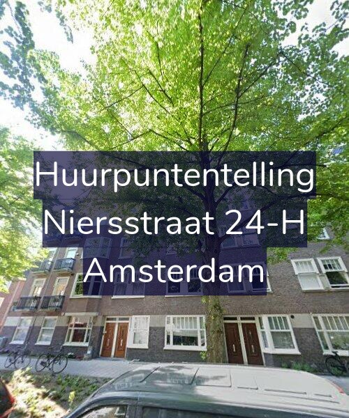 Foto gevel Huurpuntentelling voor Niersstraat 24-H, Amsterdam