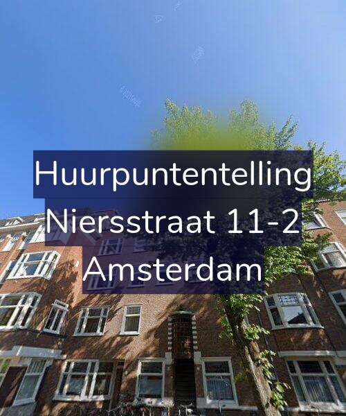 Foto gevel Huurpuntentelling voor Niersstraat 11-2, Amsterdam