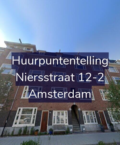 Foto gevel Huurpuntentelling voor Niersstraat 12-2, Amsterdam