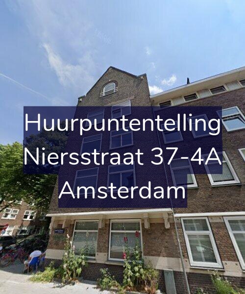 Foto gevel Huurpuntentelling voor Niersstraat 37-4A, Amsterdam