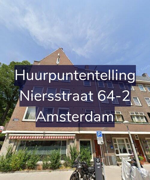Foto gevel Huurpuntentelling voor Niersstraat 64-2, Amsterdam