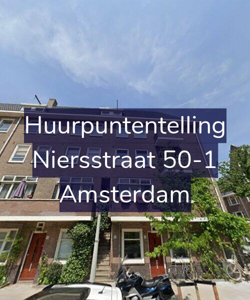 Foto gevel Huurpuntentelling voor Niersstraat 50-1, Amsterdam