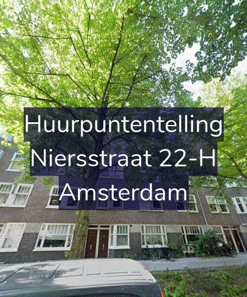 Foto gevel Huurpuntentelling voor Niersstraat 22-H, Amsterdam