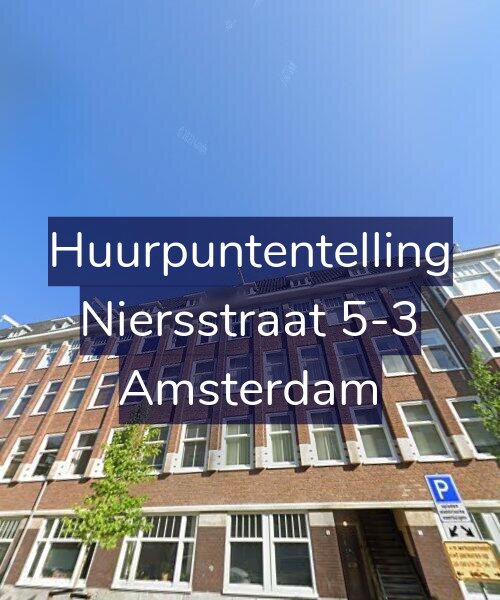 Foto gevel Huurpuntentelling voor Niersstraat 5-3, Amsterdam