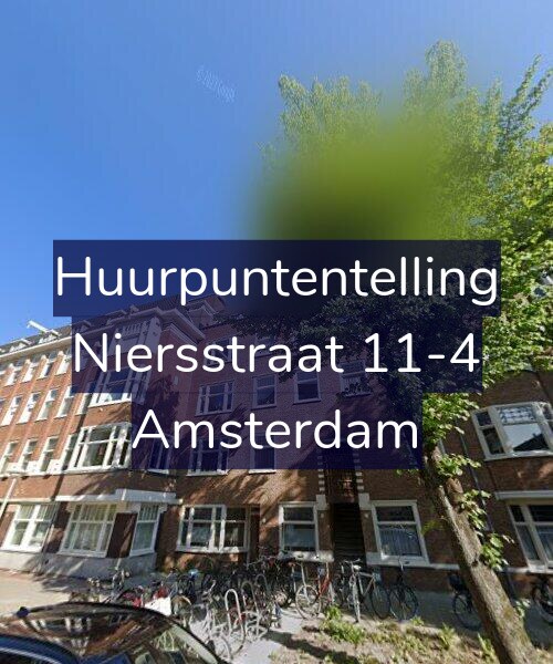 Foto gevel Huurpuntentelling voor Niersstraat 11-4, Amsterdam
