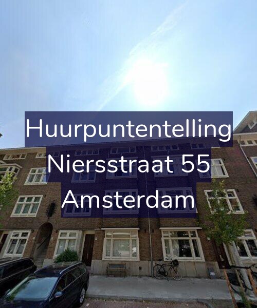 Foto gevel Huurpuntentelling voor Niersstraat 55, Amsterdam