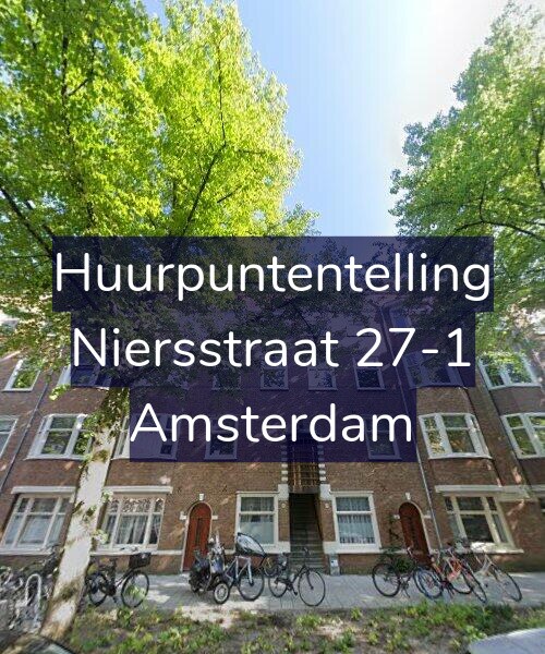 Foto gevel Huurpuntentelling voor Niersstraat 27-1, Amsterdam