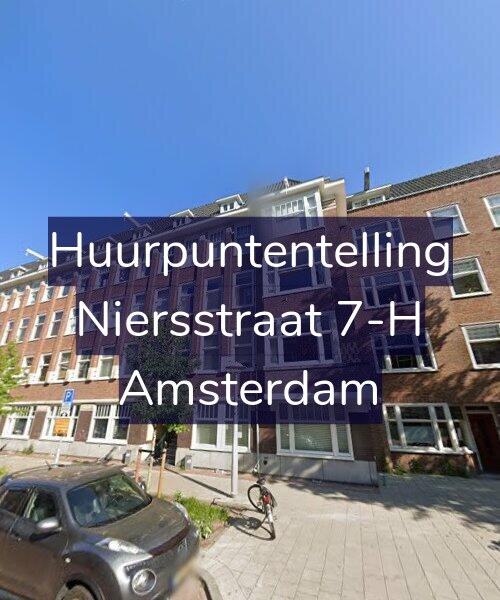 Foto gevel Huurpuntentelling voor Niersstraat 7-H, Amsterdam