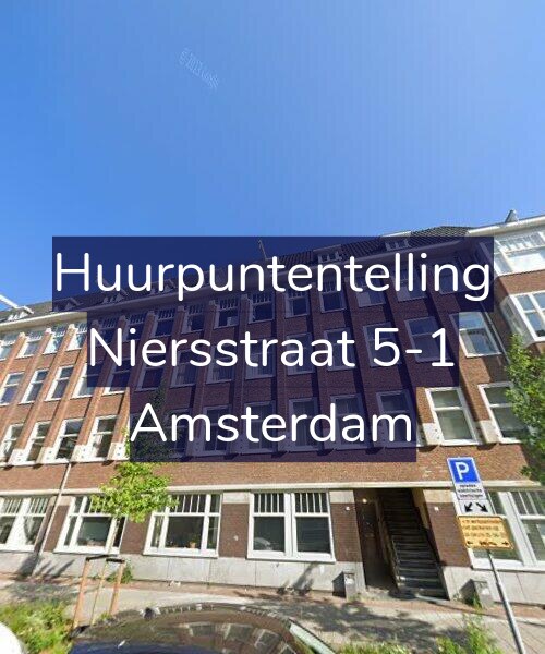 Foto gevel Huurpuntentelling voor Niersstraat 5-1, Amsterdam