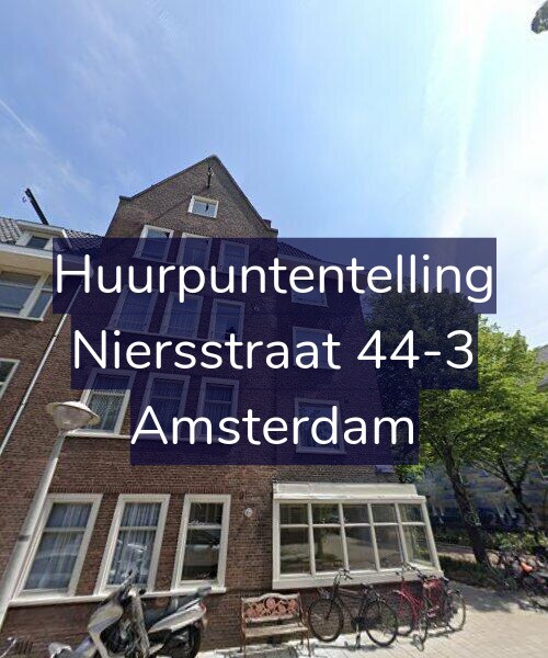 Foto gevel Huurpuntentelling voor Niersstraat 44-3, Amsterdam