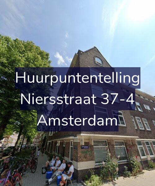 Foto gevel Huurpuntentelling voor Niersstraat 37-4, Amsterdam