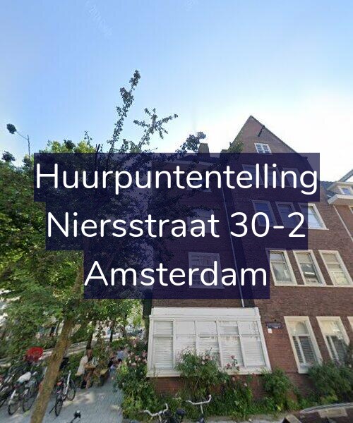Foto gevel Huurpuntentelling voor Niersstraat 30-2, Amsterdam