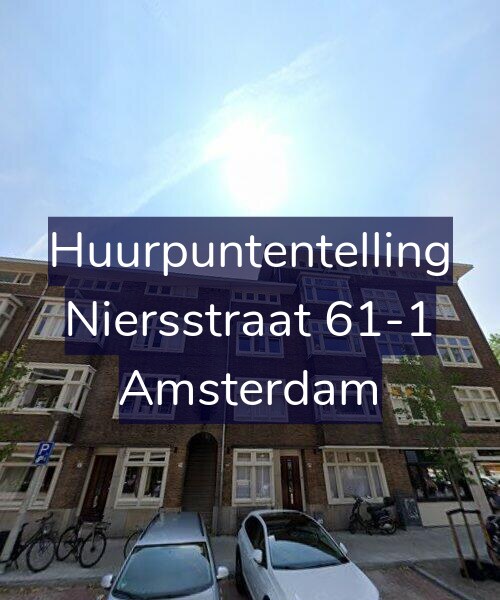 Foto gevel Huurpuntentelling voor Niersstraat 61-1, Amsterdam
