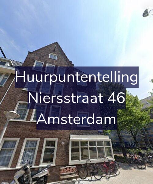 Foto gevel Huurpuntentelling voor Niersstraat 46, Amsterdam