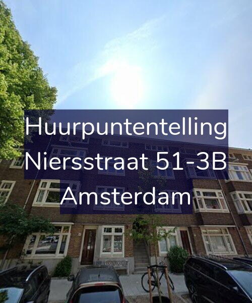 Foto gevel Huurpuntentelling voor Niersstraat 51-3B, Amsterdam