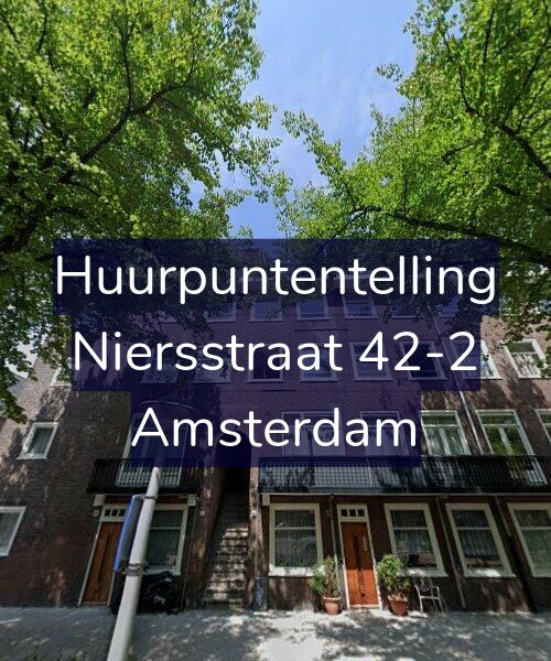 Foto gevel Huurpuntentelling voor Niersstraat 42-2, Amsterdam