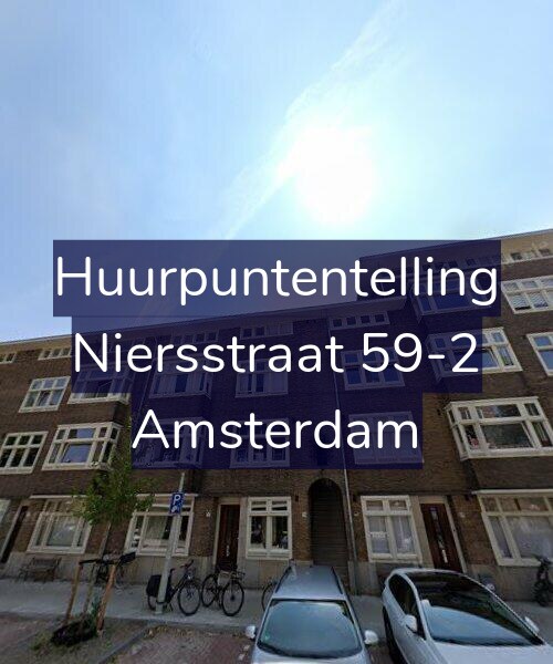 Foto gevel Huurpuntentelling voor Niersstraat 59-2, Amsterdam