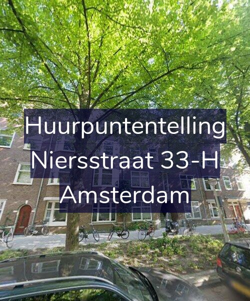 Foto gevel Huurpuntentelling voor Niersstraat 33-H, Amsterdam
