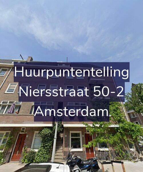 Foto gevel Huurpuntentelling voor Niersstraat 50-2, Amsterdam