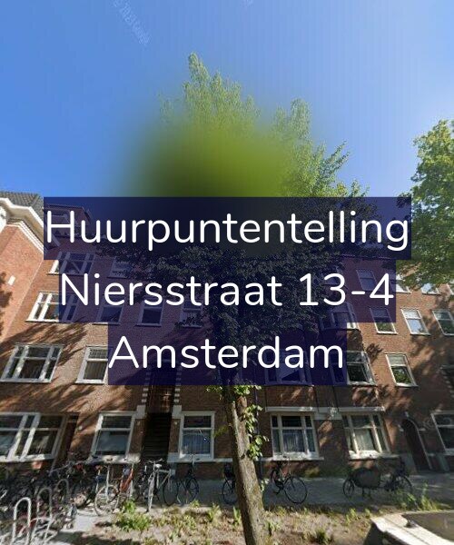 Foto gevel Huurpuntentelling voor Niersstraat 13-4, Amsterdam