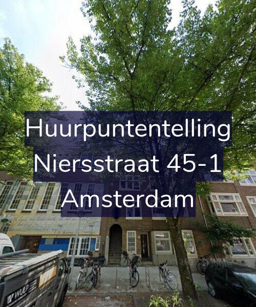 Foto gevel Huurpuntentelling voor Niersstraat 45-1, Amsterdam