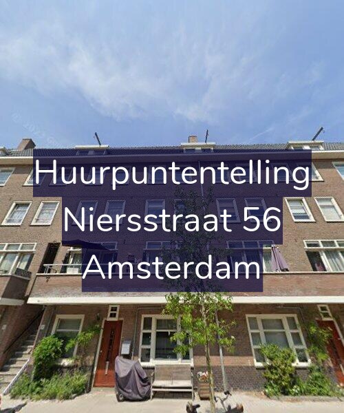 Foto gevel Huurpuntentelling voor Niersstraat 56, Amsterdam