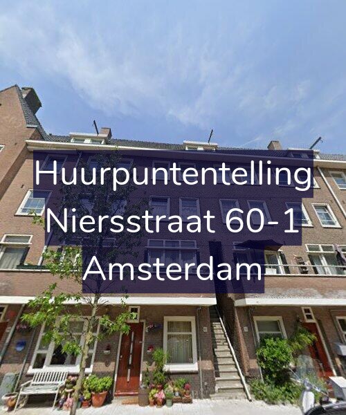Foto gevel Huurpuntentelling voor Niersstraat 60-1, Amsterdam