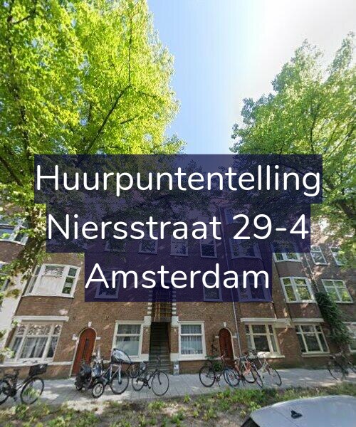 Foto gevel Huurpuntentelling voor Niersstraat 29-4, Amsterdam