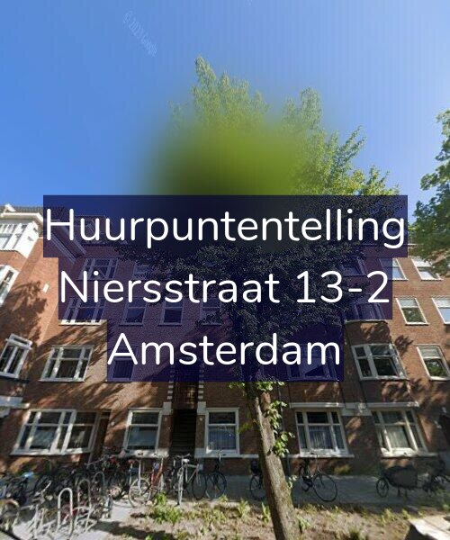 Foto gevel Huurpuntentelling voor Niersstraat 13-2, Amsterdam
